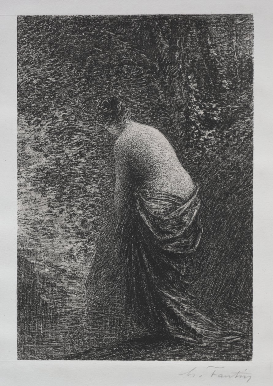 المستحم بواسطة Ignace Henri Jean Fantin Latour