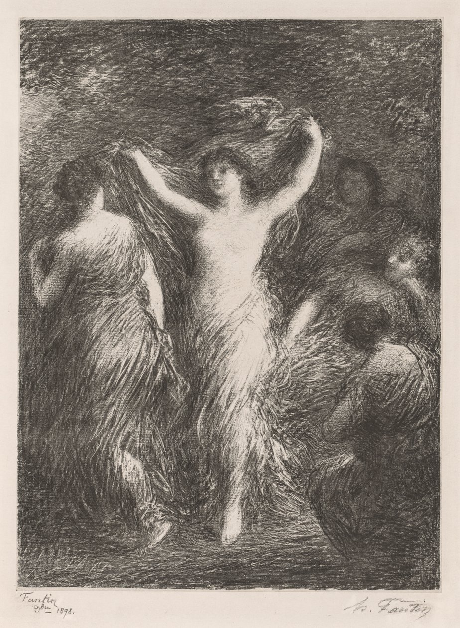 رقصات بواسطة Ignace Henri Jean Fantin Latour