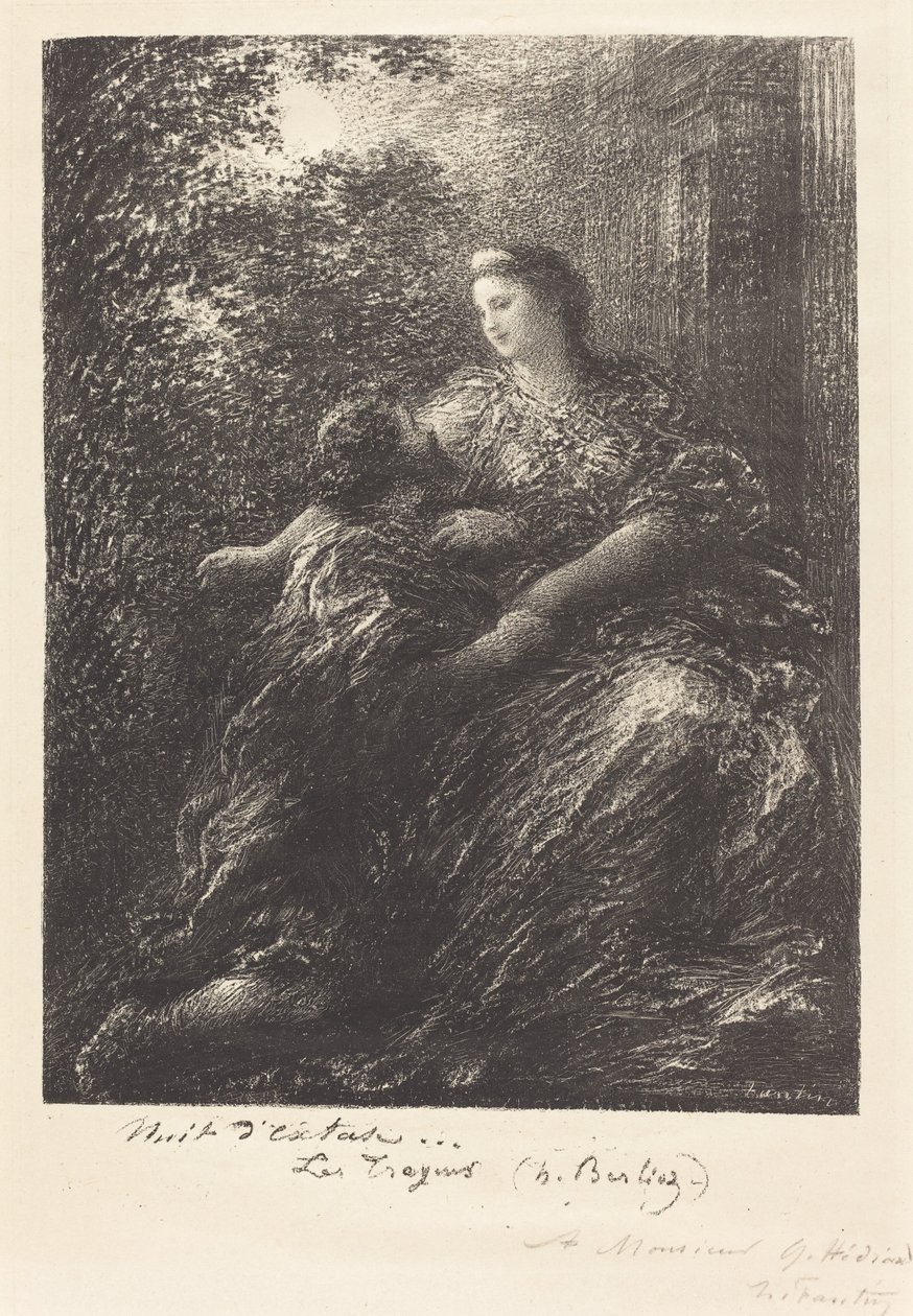 دويتو من "أحصنة طروادة" (اللوحة السادسة) بواسطة Ignace Henri Jean Fantin Latour