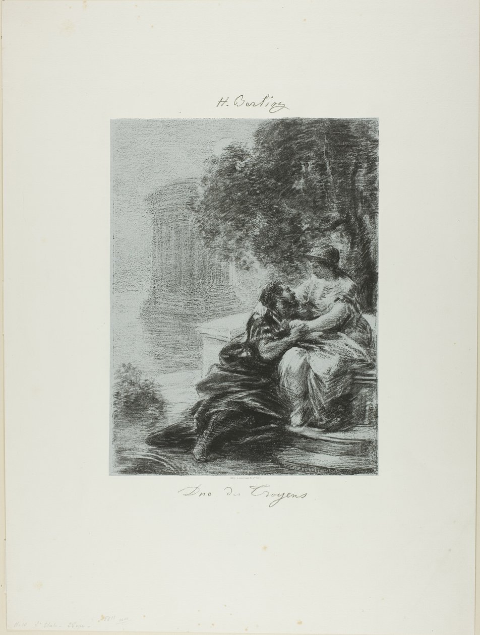 ديو حصان طروادة ، اللوحة الأولى بواسطة Ignace Henri Jean Fantin Latour