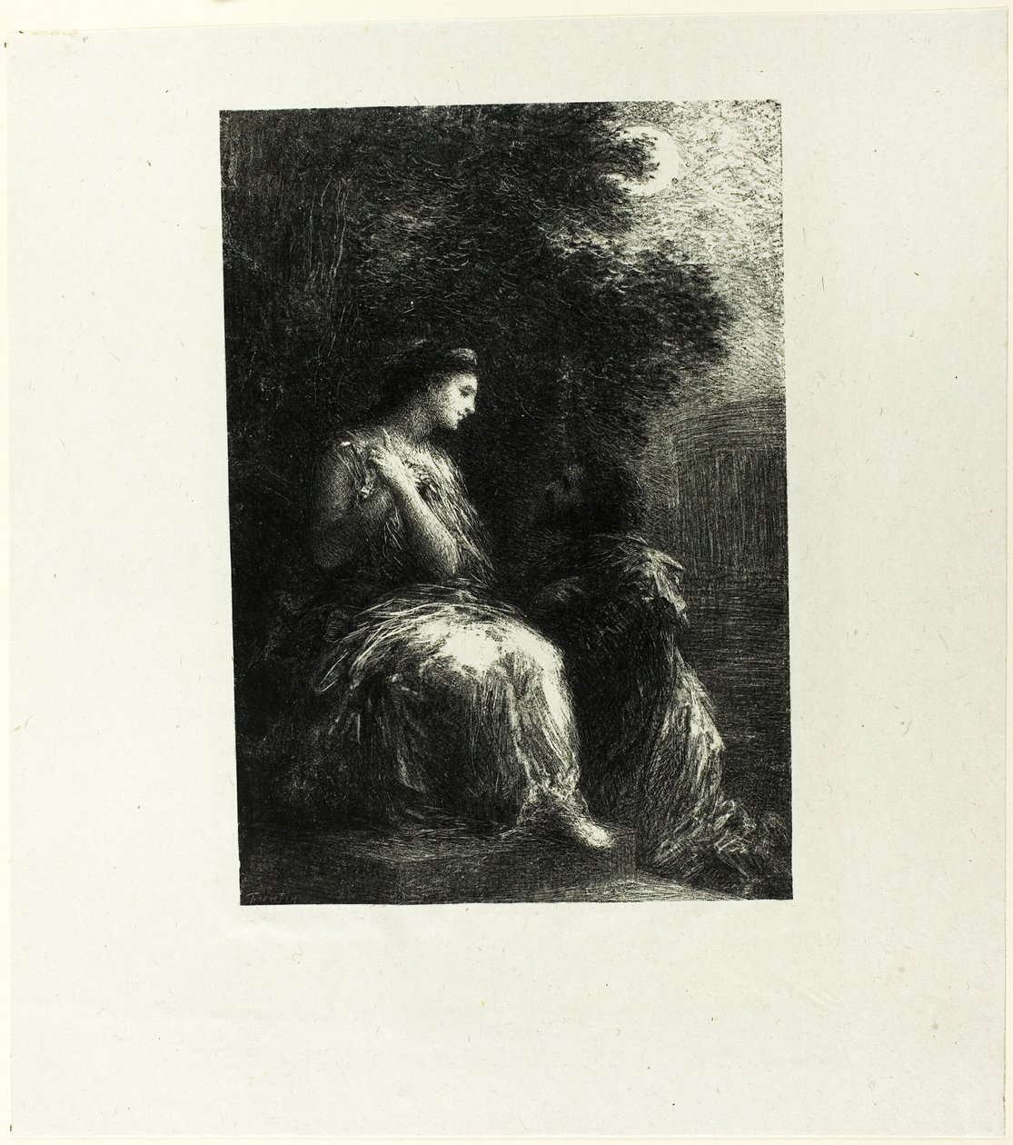 دويتو التروجان ، اللوحة السابعة بواسطة Ignace Henri Jean Fantin Latour