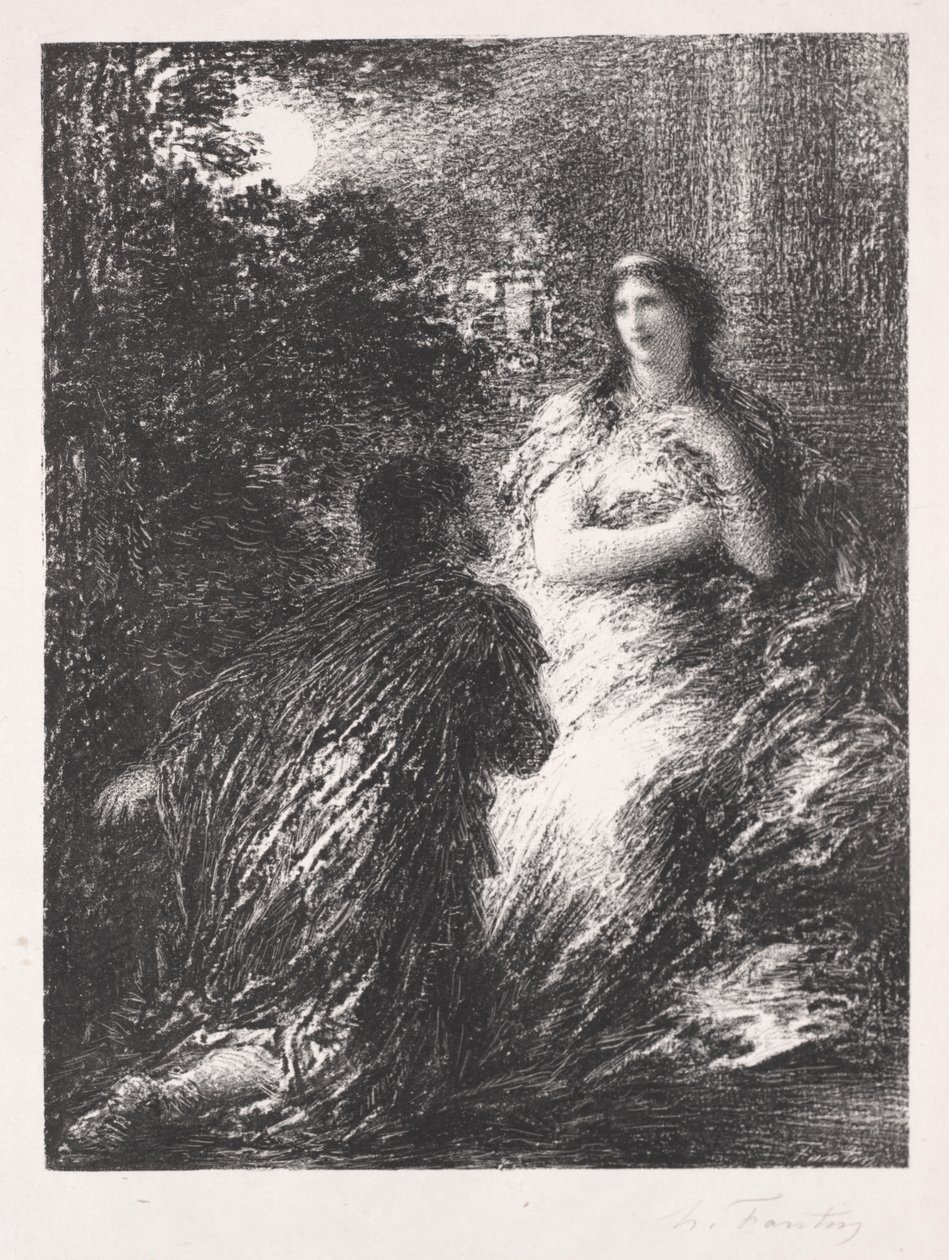 الثنائي من أحصنة طروادة بواسطة Ignace Henri Jean Fantin Latour