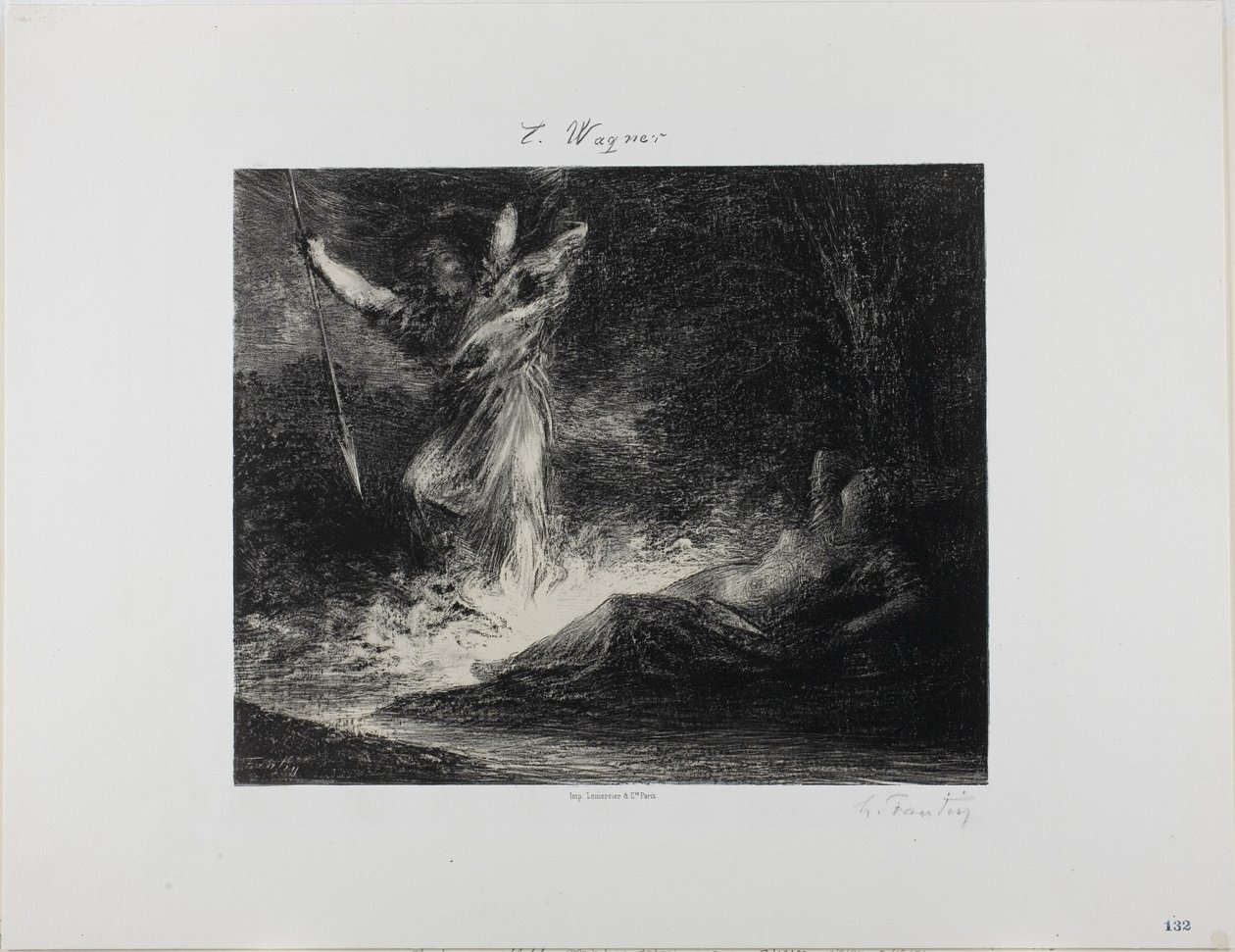 نهاية فالكيري بواسطة Ignace Henri Jean Fantin Latour