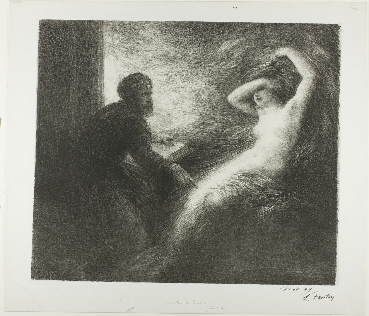 استحضار كوندري بواسطة Ignace Henri Jean Fantin Latour