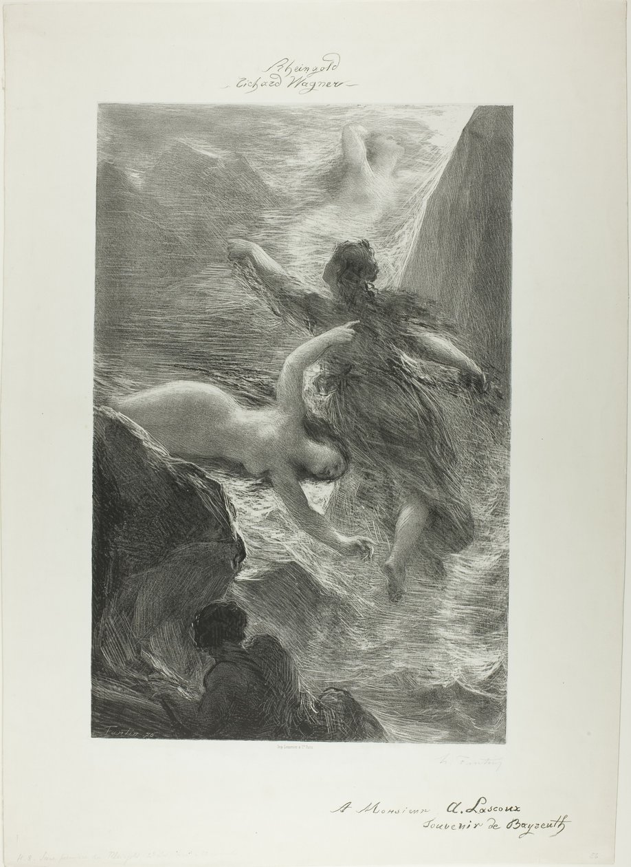 المشهد الأول من حجر الراين بواسطة Ignace Henri Jean Fantin Latour