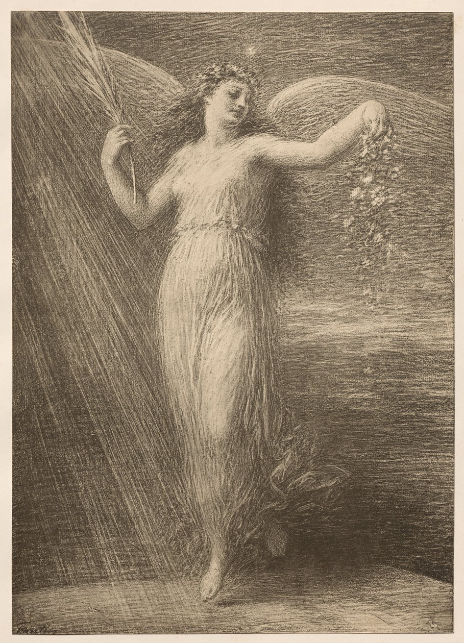 خلود بواسطة Ignace Henri Jean Fantin Latour