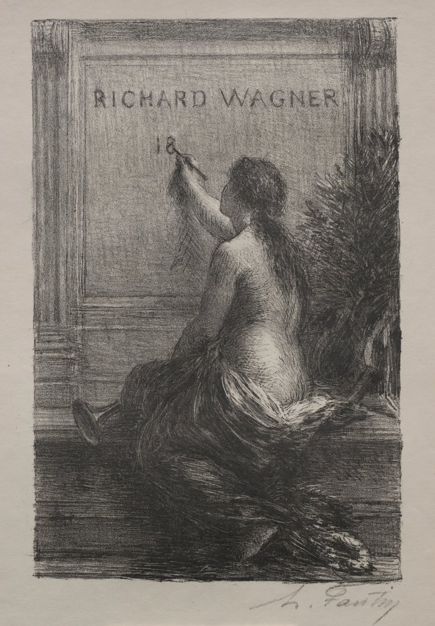 خلود بواسطة Ignace Henri Jean Fantin Latour