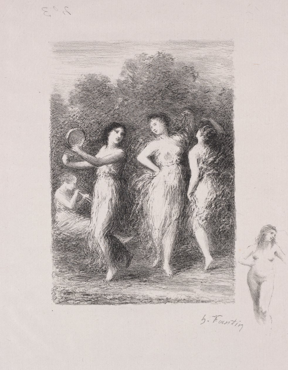 المريض الشاب بواسطة Ignace Henri Jean Fantin Latour