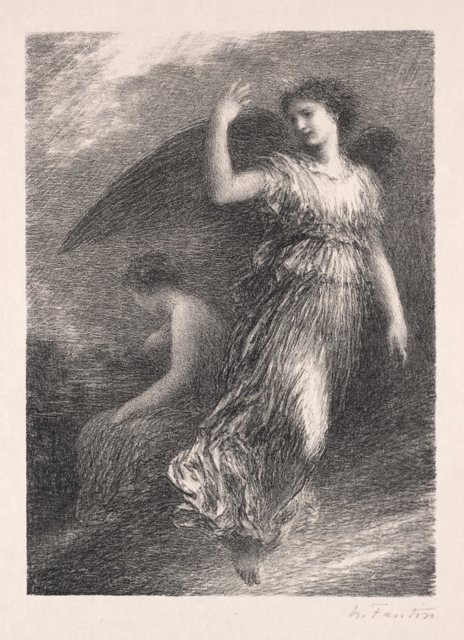 الجنة وبيري - لاول مرة بواسطة Ignace Henri Jean Fantin Latour