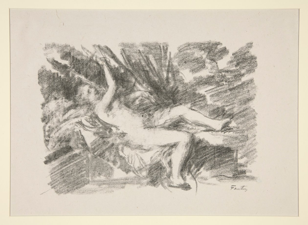 المنبه بواسطة Ignace Henri Jean Fantin Latour
