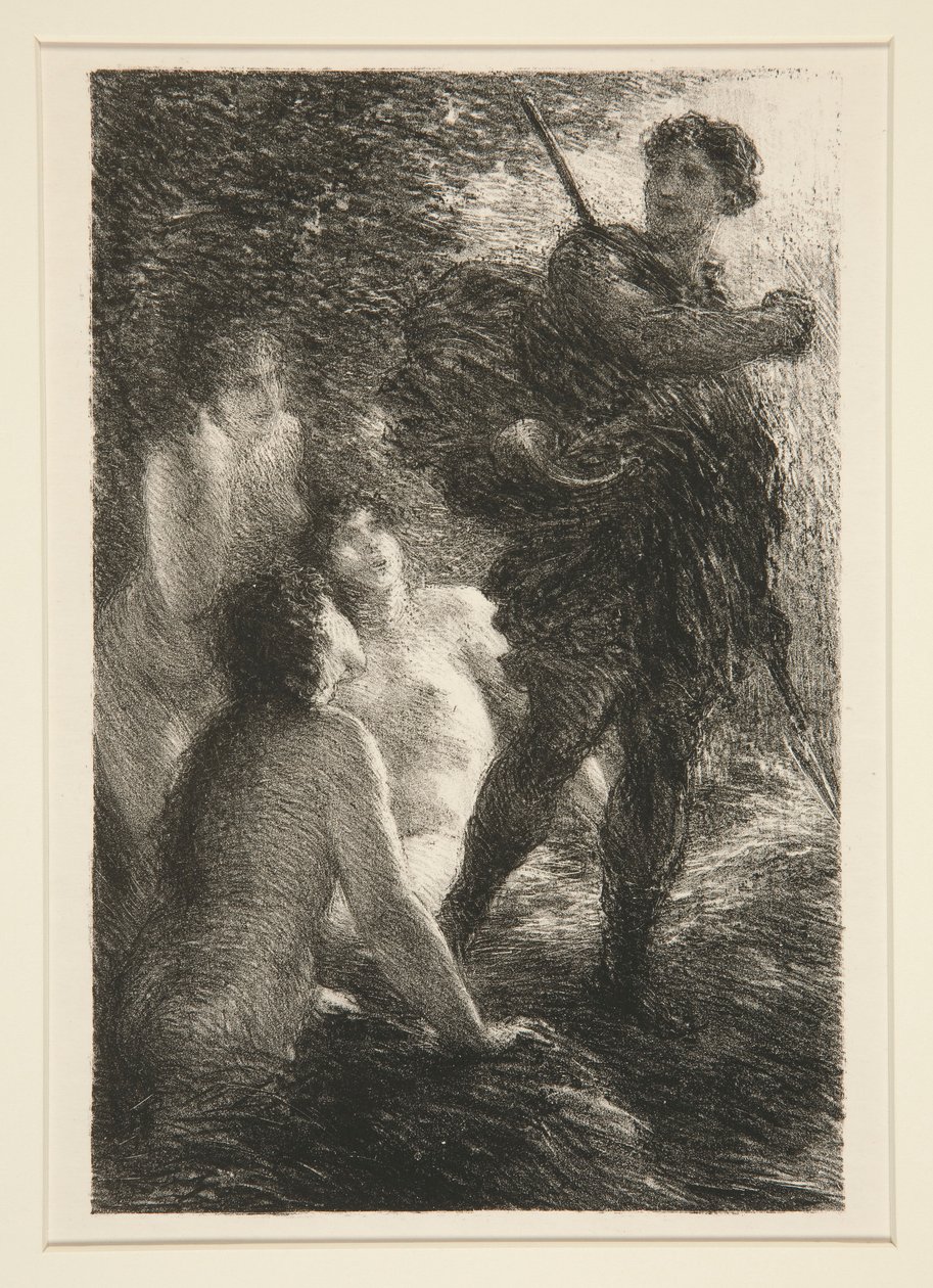 شفق الآلهة: الفصل الثالث ، سيغفريد ونهر الراين بواسطة Ignace Henri Jean Fantin Latour