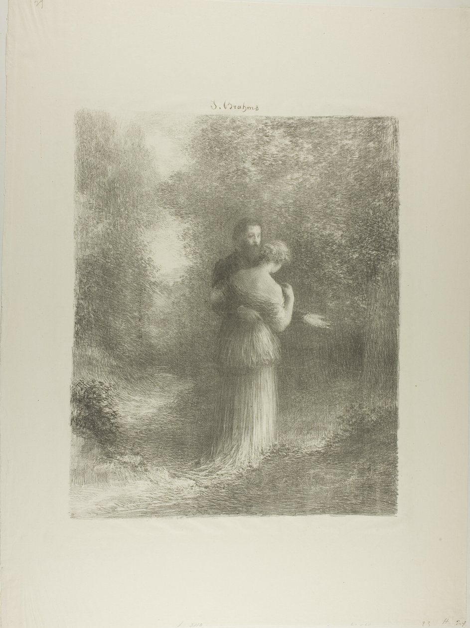 قصائد الحب ، اللوحة الأولى بواسطة Ignace Henri Jean Fantin Latour