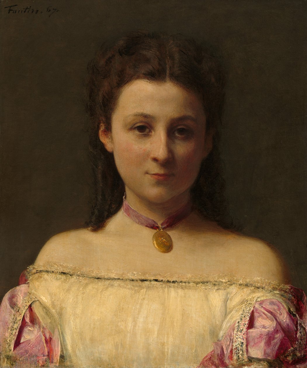 ملكة جمال دي فيتز جيمس بواسطة Ignace Henri Jean Fantin Latour