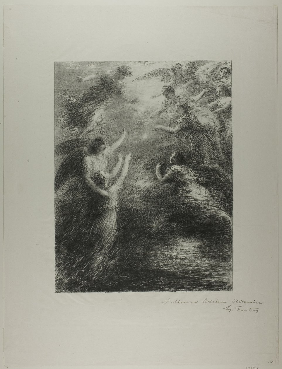 الجنة وبيري: النهاية بواسطة Ignace Henri Jean Fantin Latour