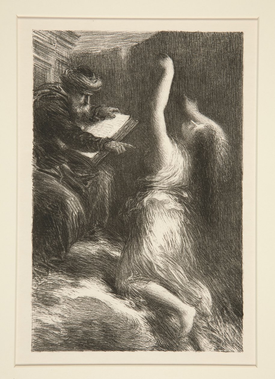 بارسيفال: الفعل الثاني ، vocation de KONDE (بارسيفال: الفصل الثاني ، استحضار كوندري) بواسطة Ignace Henri Jean Fantin Latour