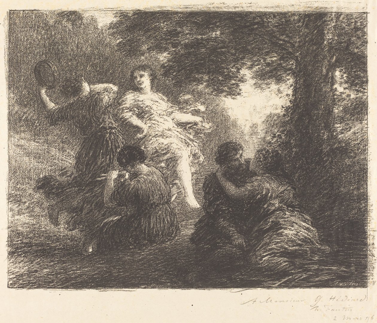 رعوي بواسطة Ignace Henri Jean Fantin Latour