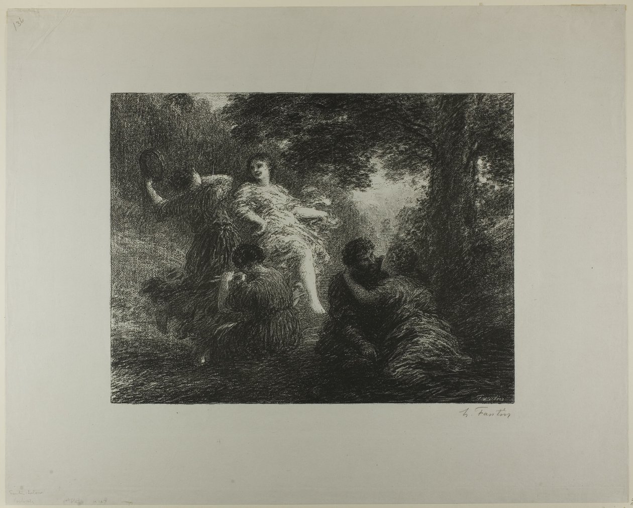 رعوي بواسطة Ignace Henri Jean Fantin Latour