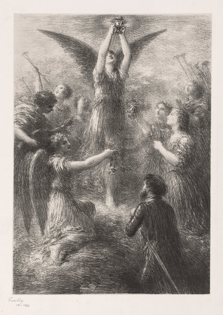 مقدمة لوهينجرين بواسطة Ignace Henri Jean Fantin Latour