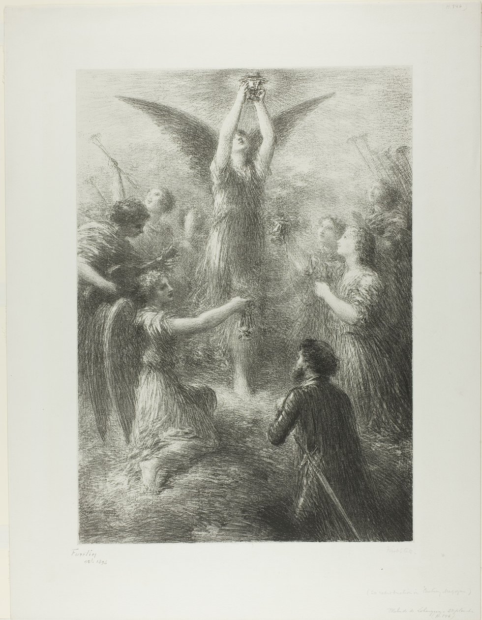 مقدمة لوهينجرين ، اللوحة الثانية بواسطة Ignace Henri Jean Fantin Latour