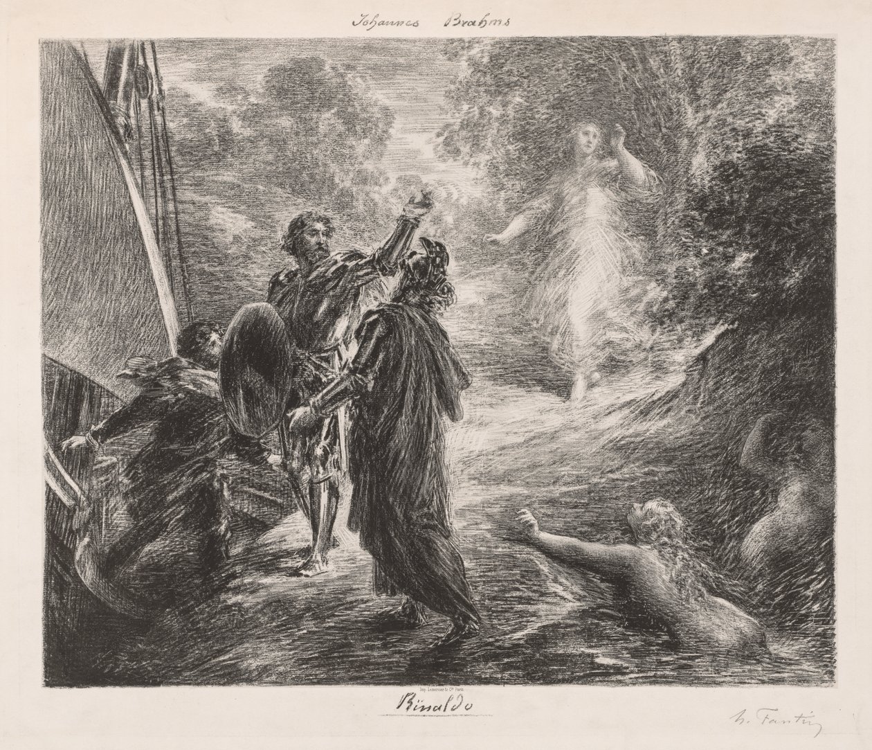 رينالدو بواسطة Ignace Henri Jean Fantin Latour