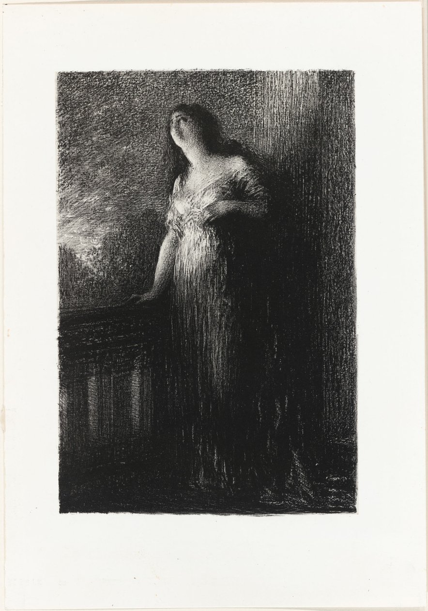 روميو وجولييت: الثقة في الليل بواسطة Ignace Henri Jean Fantin Latour
