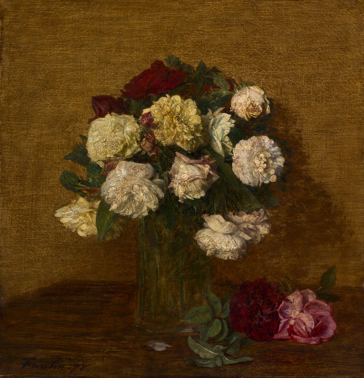 ورود في مزهرية بواسطة Ignace Henri Jean Fantin Latour