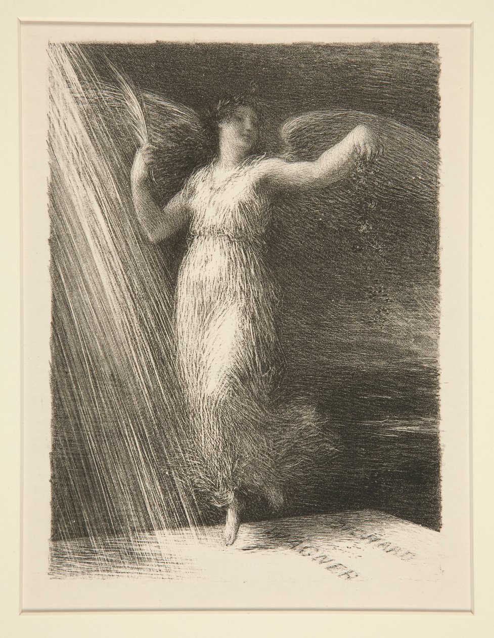 حجاب (الفجر) بواسطة Ignace Henri Jean Fantin Latour