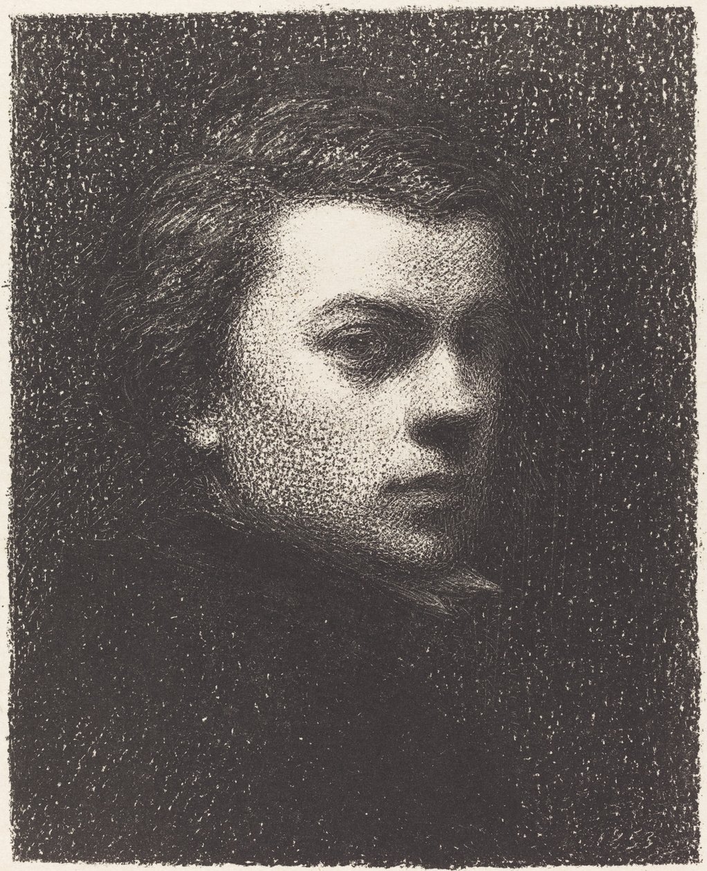 بورتريه ذاتي في سبعة عشر بواسطة Ignace Henri Jean Fantin Latour