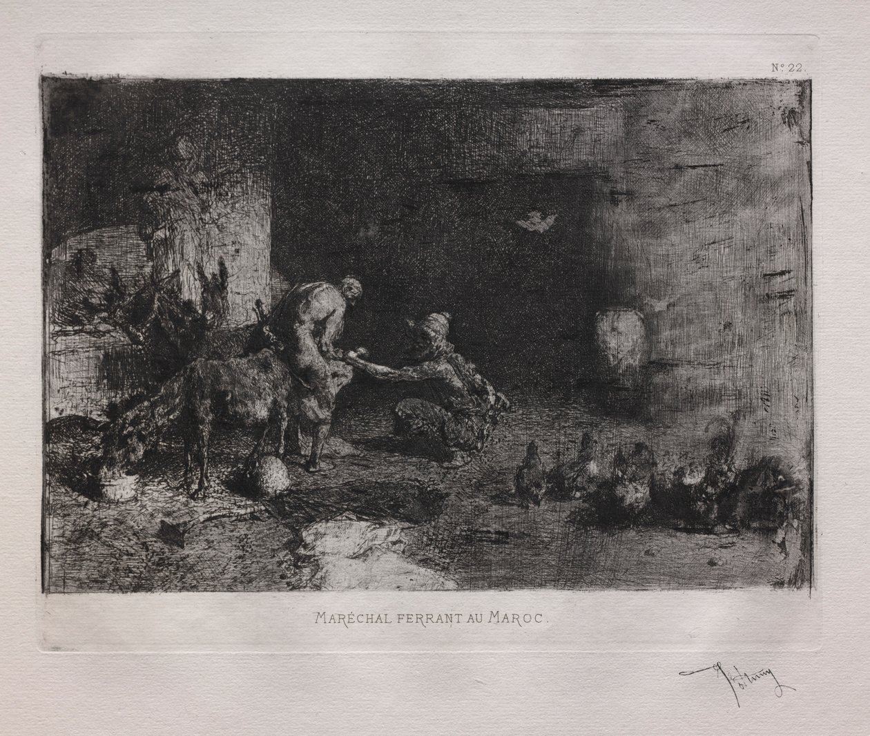 حذاء بغل في المغرب بواسطة Ignace Henri Jean Fantin Latour
