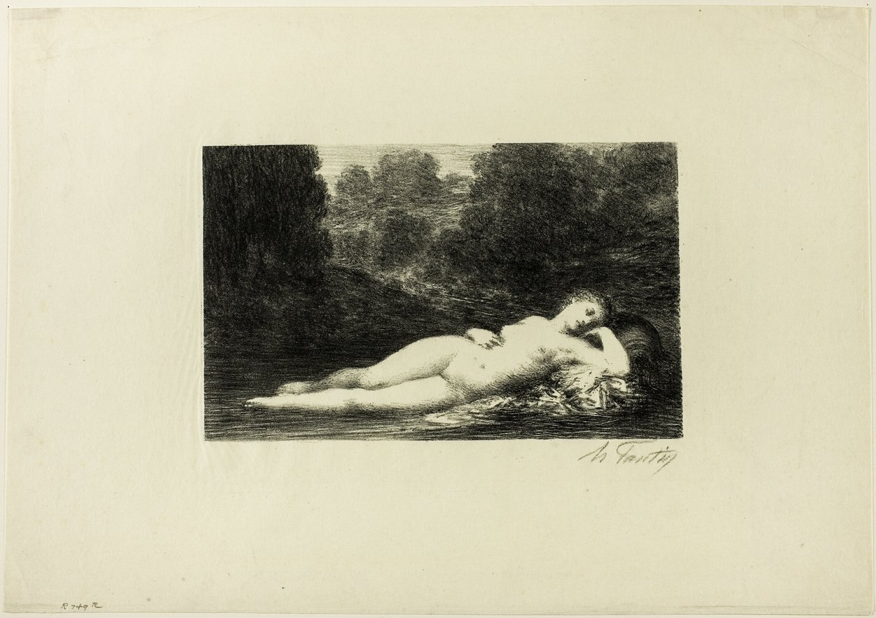 ماء صامت بواسطة Ignace Henri Jean Fantin Latour