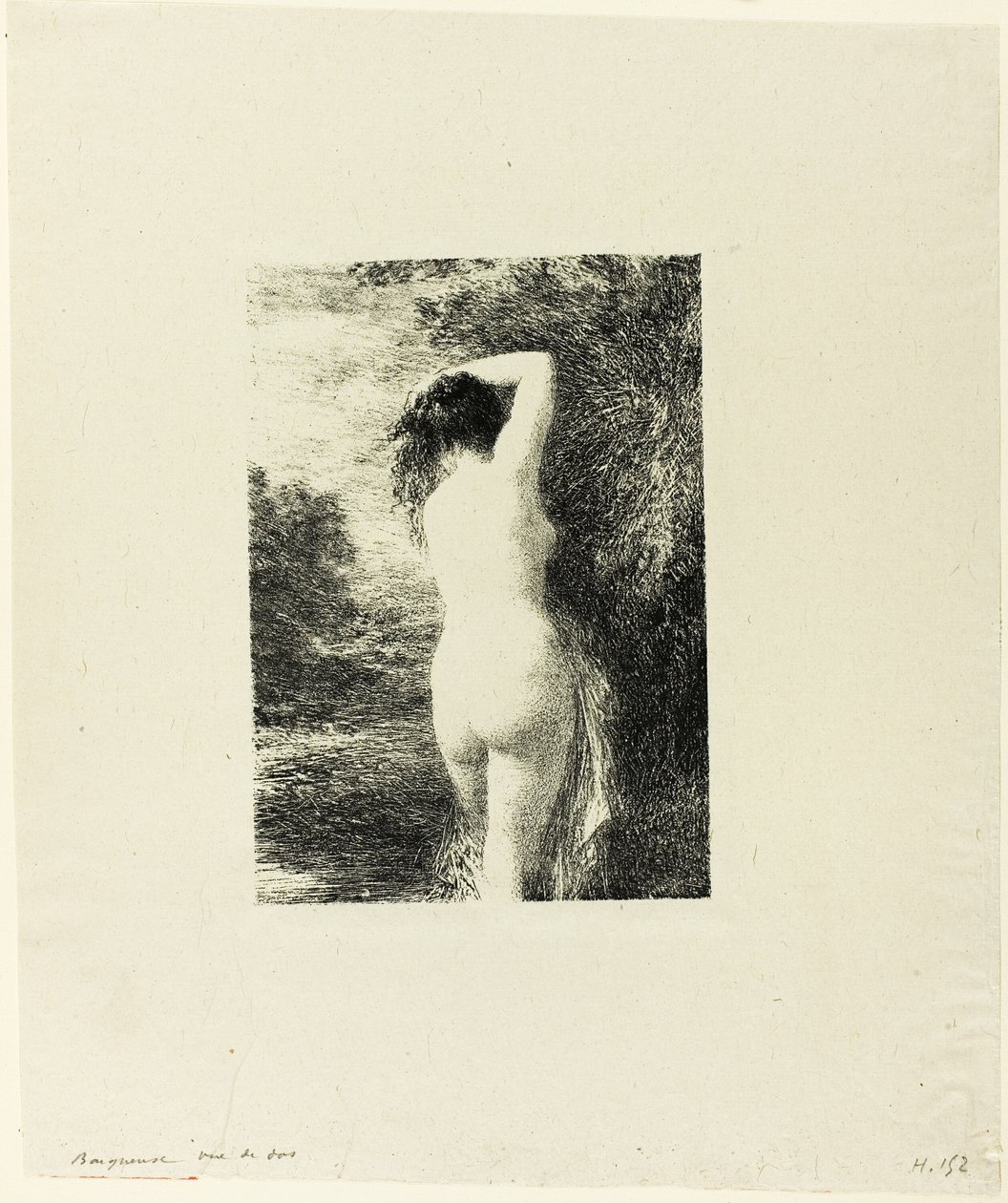 المستحم الواقف ، اللوحة الثالثة بواسطة Ignace Henri Jean Fantin Latour