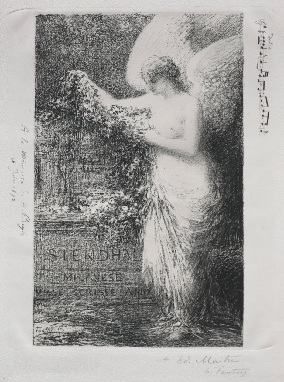 في Stendhal بواسطة Ignace Henri Jean Fantin Latour