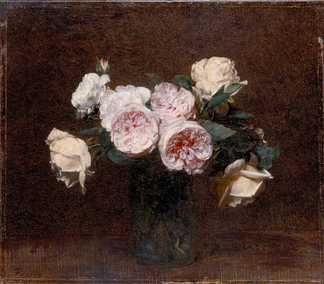 باق على قيد الحياة: الورود الوردية والأبيض والأصفر ، 1894 بواسطة Ignace Henri Jean Fantin Latour