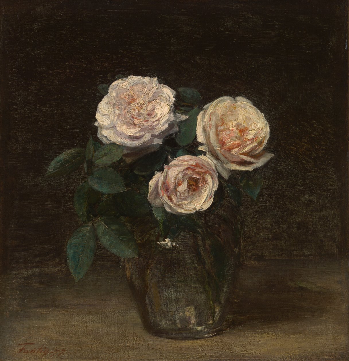 لا تزال الحياة مع الورود بواسطة Ignace Henri Jean Fantin Latour