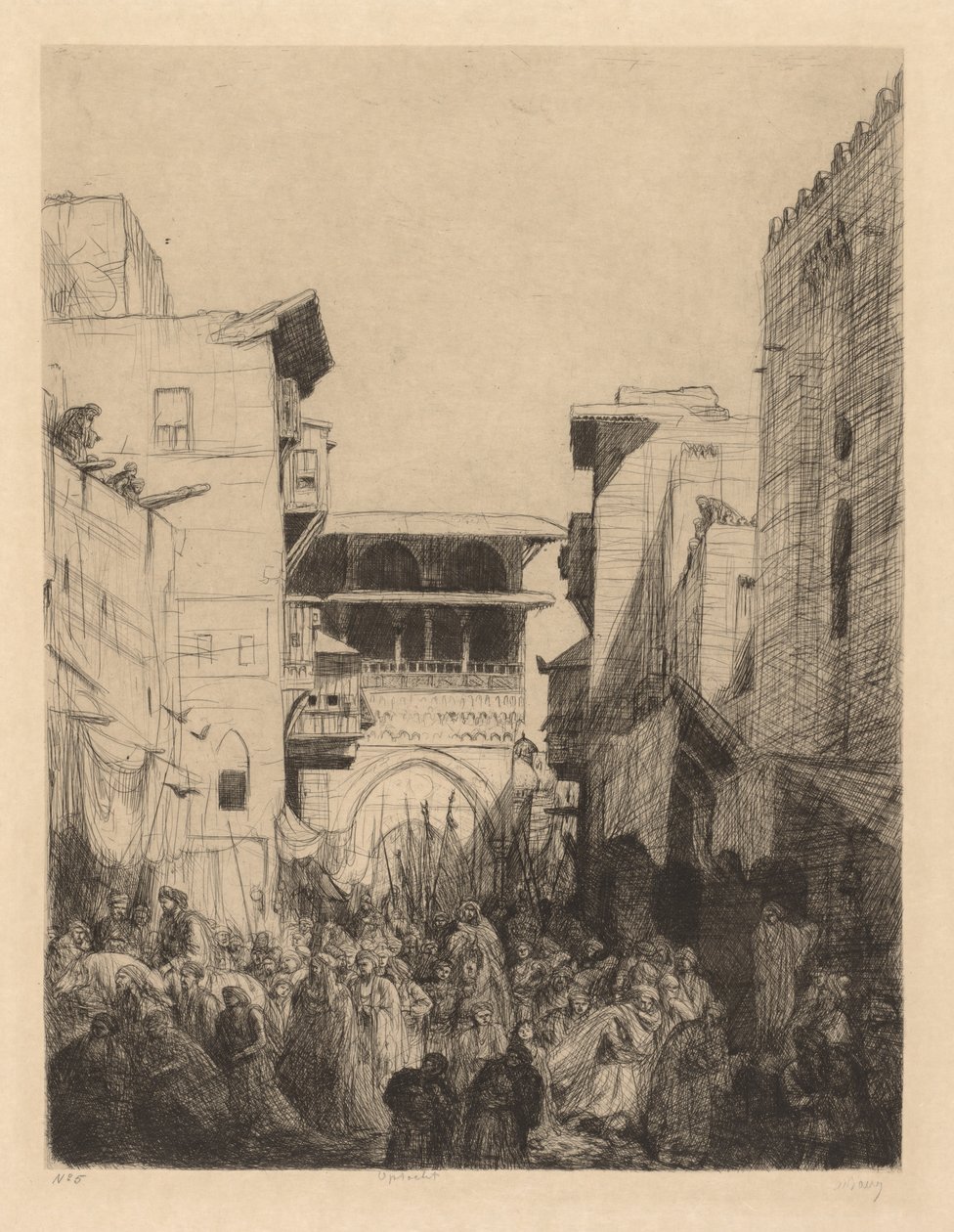 شارع بالقاهرة بواسطة Ignace Henri Jean Fantin Latour