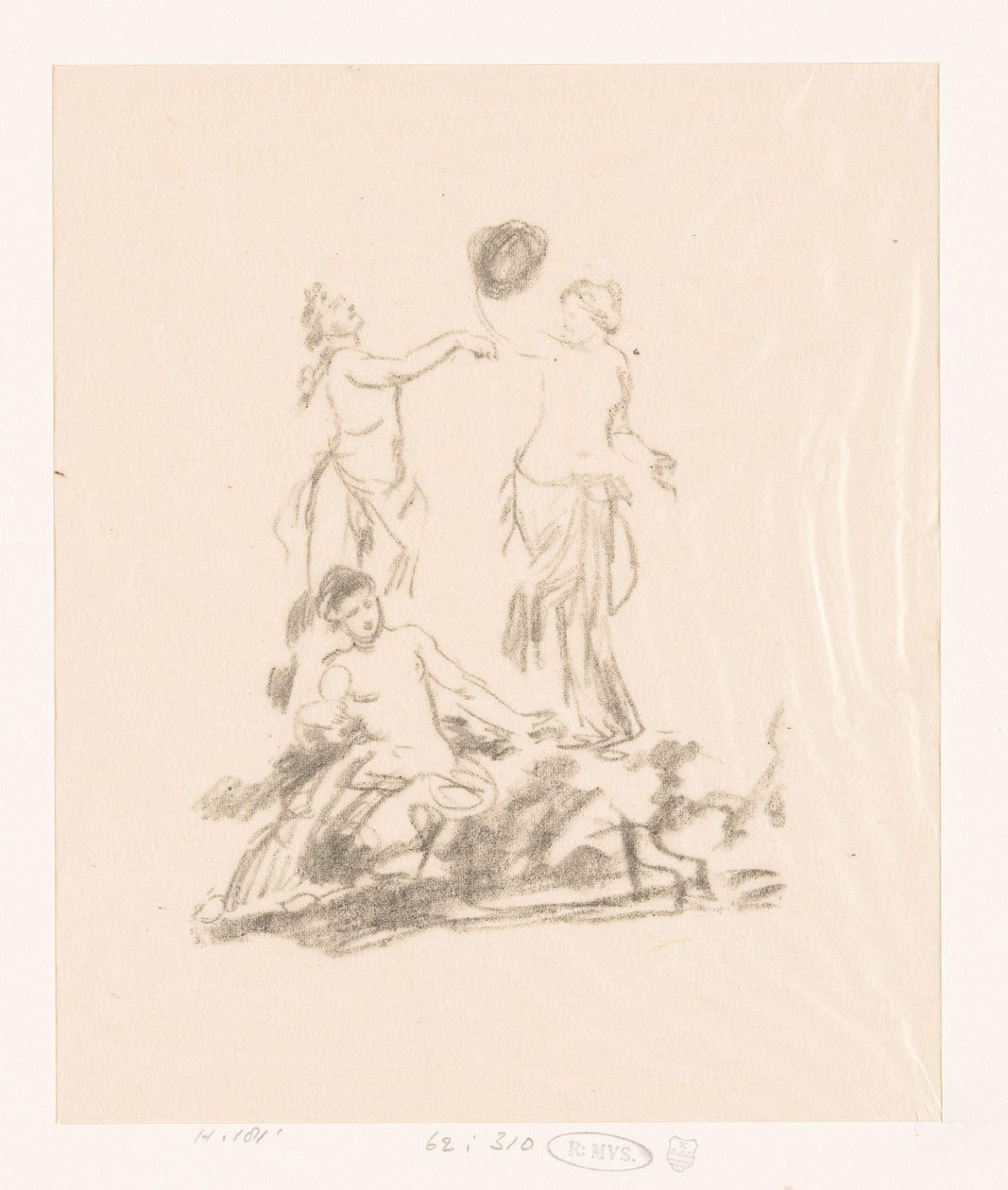 دراسة ثلاث رقصات بواسطة Ignace Henri Jean Fantin Latour