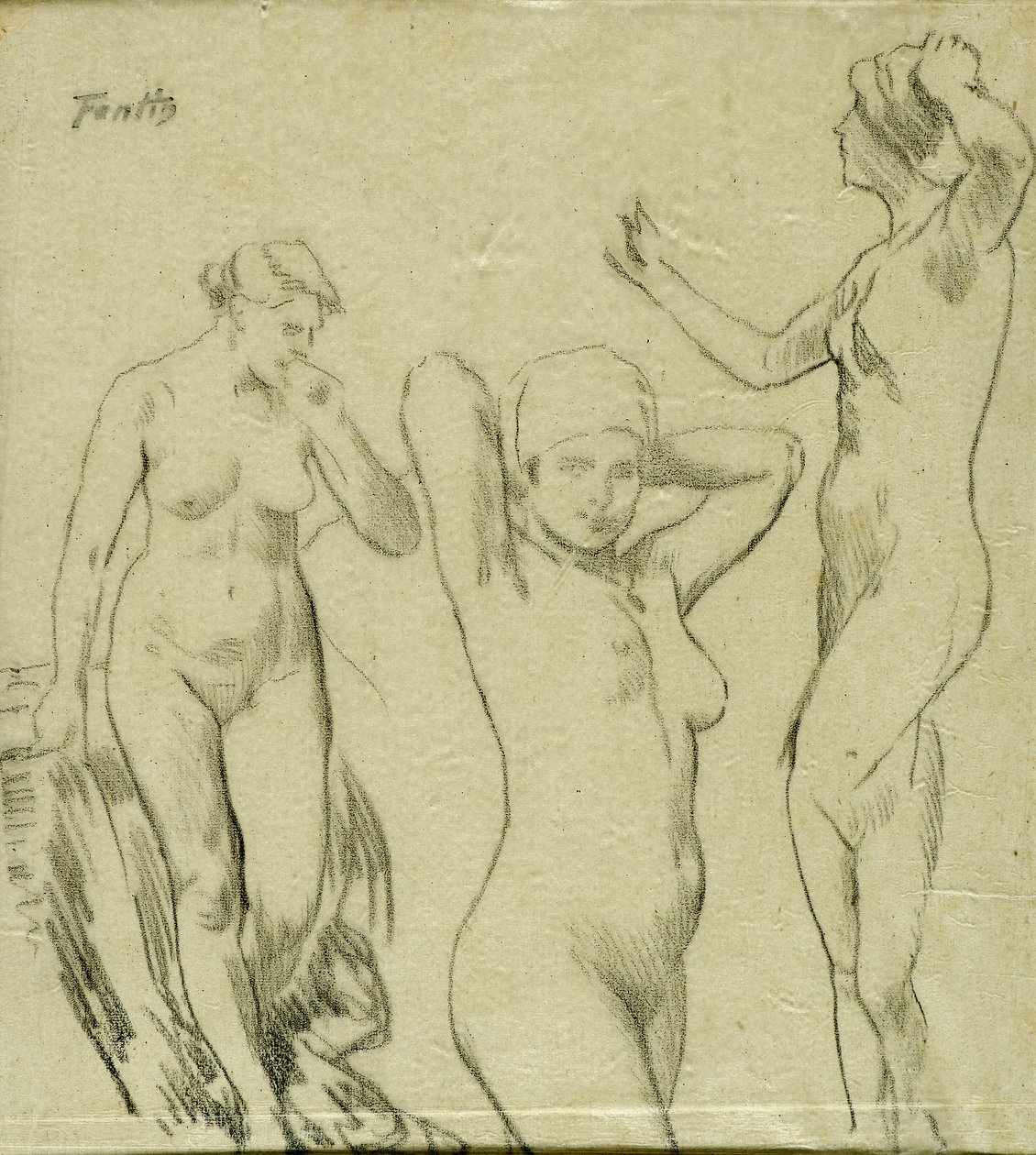 دراسة [عراة إناث] بواسطة Ignace Henri Jean Fantin Latour