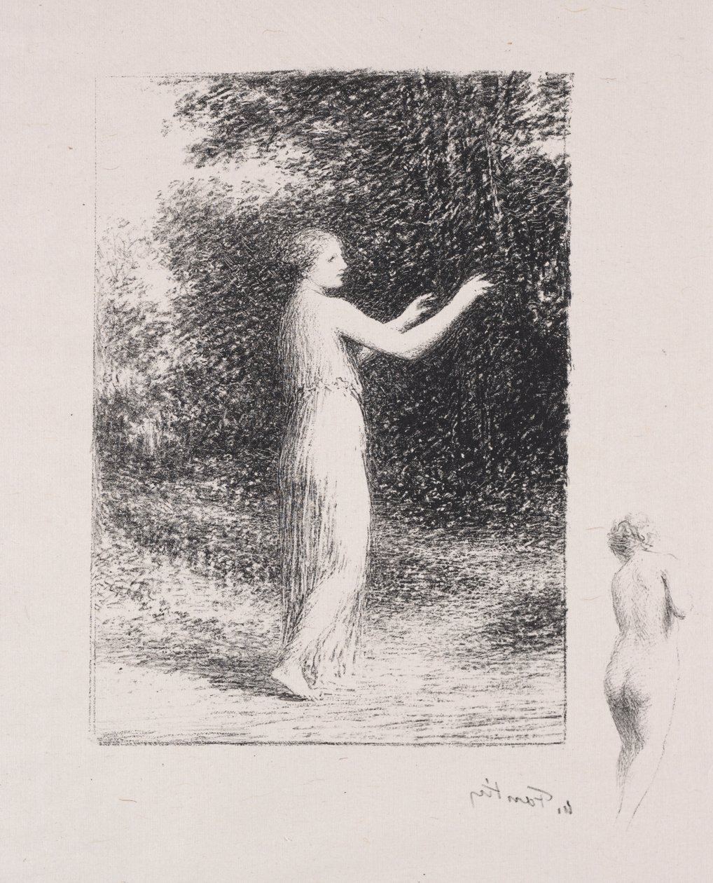االمتسول بواسطة Ignace Henri Jean Fantin Latour