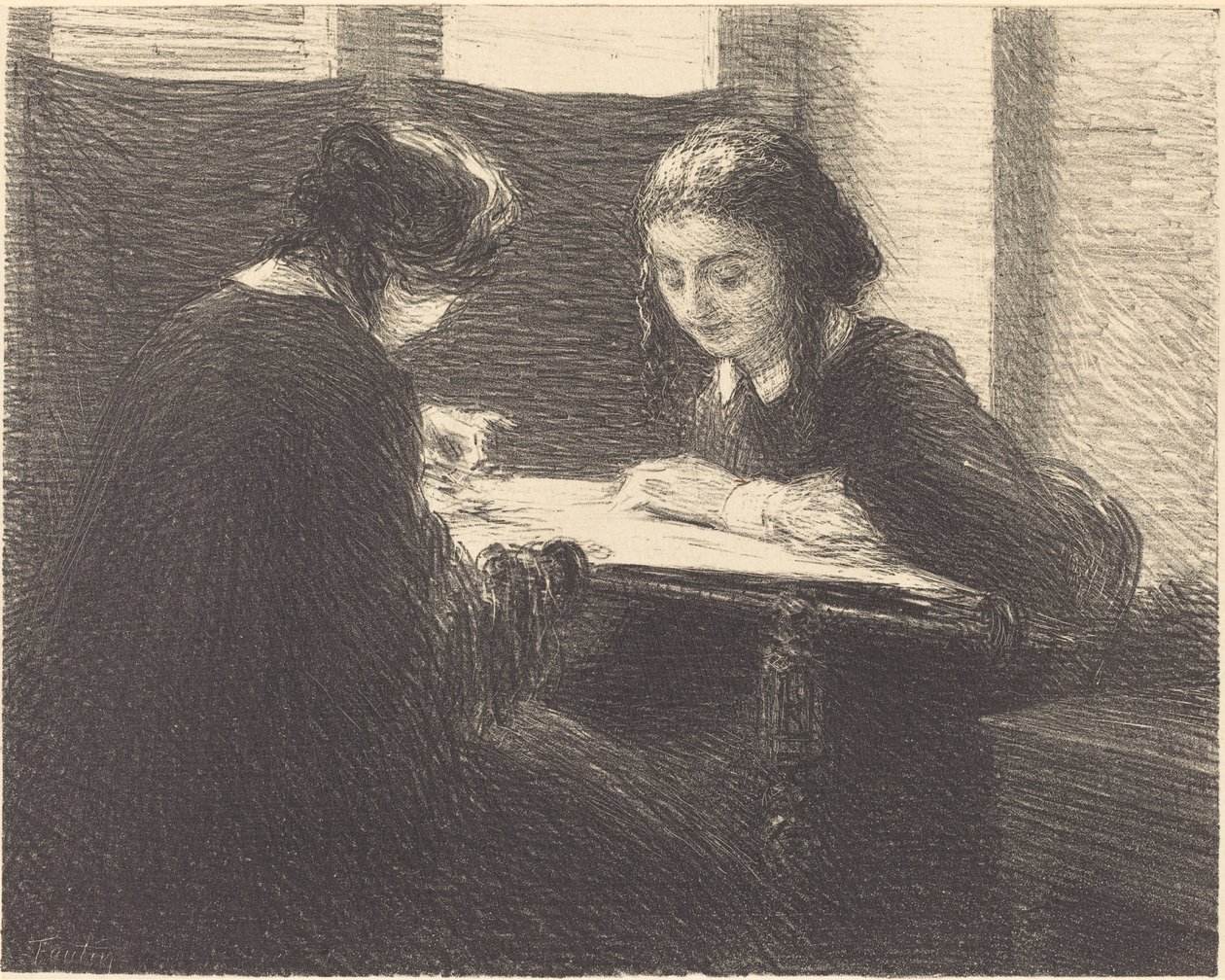 المطرزون بواسطة Ignace Henri Jean Fantin Latour