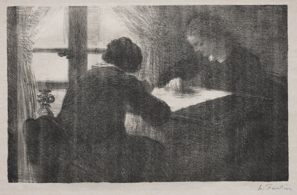المطرزون بواسطة Ignace Henri Jean Fantin Latour