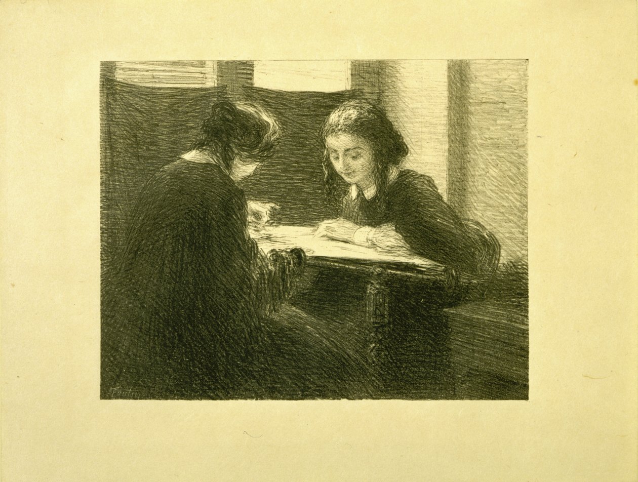 المطرزون رقم 3 بواسطة Ignace Henri Jean Fantin Latour