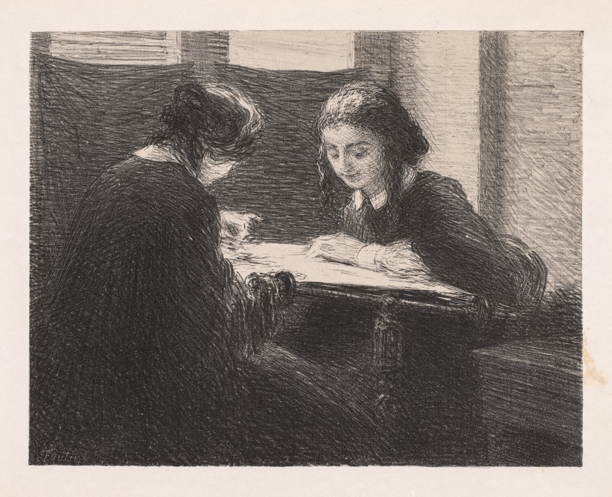 المطرزون بواسطة Ignace Henri Jean Fantin Latour