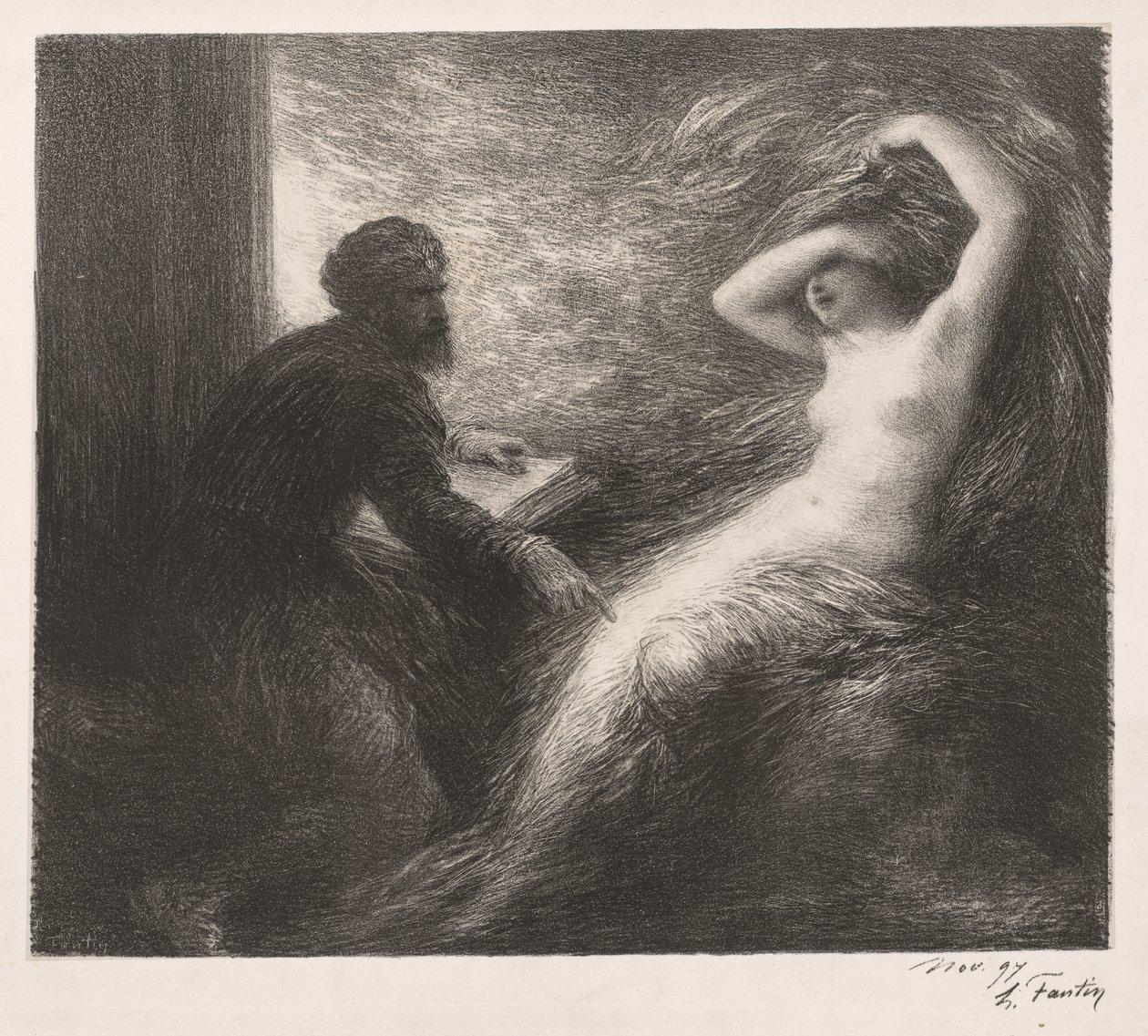 استحضار كوندري بواسطة Ignace Henri Jean Fantin Latour
