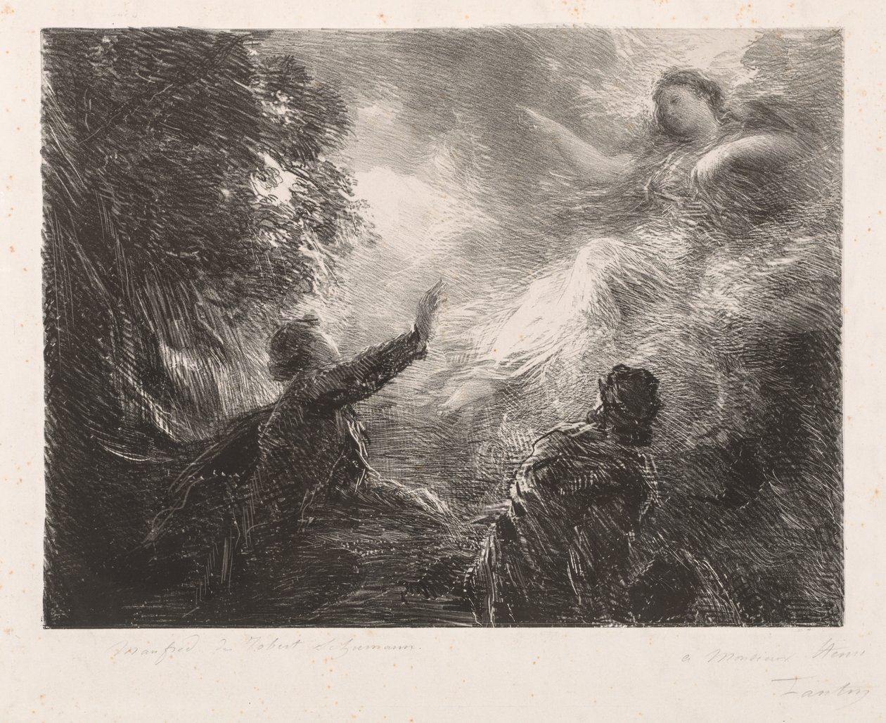 جنية جبال الألب بواسطة Ignace Henri Jean Fantin Latour