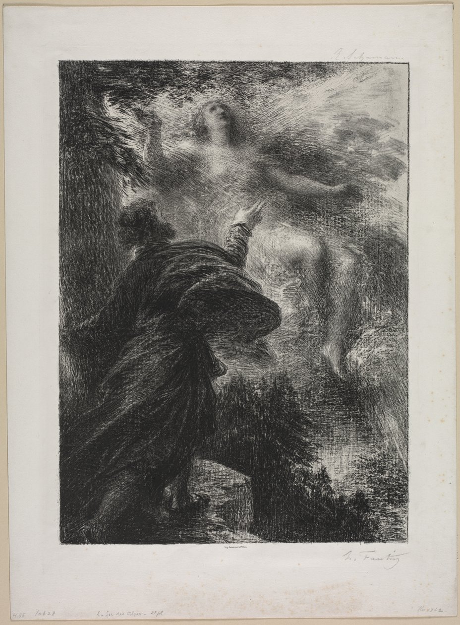 جنية جبال الألب بواسطة Ignace Henri Jean Fantin Latour