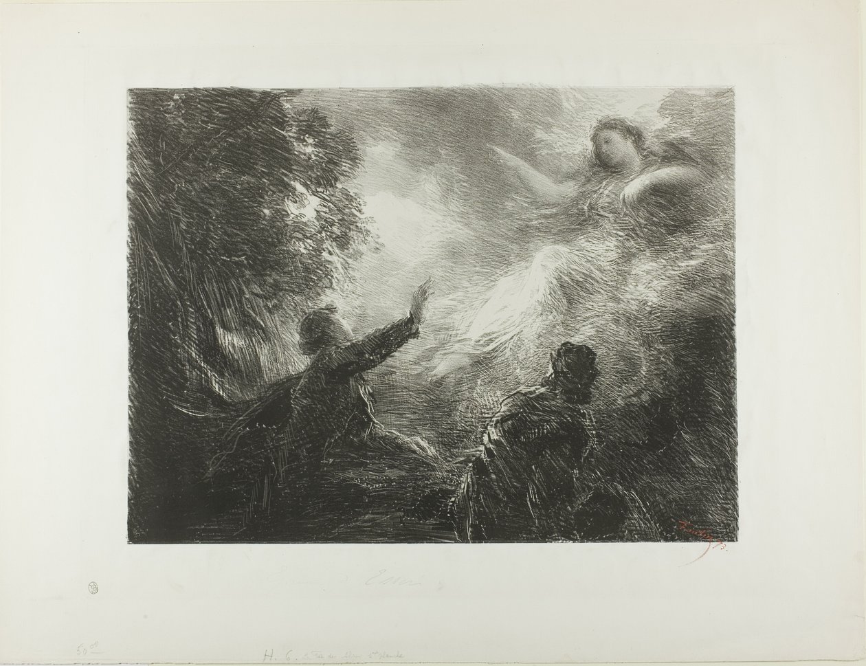 جنية جبال الألب بواسطة Ignace Henri Jean Fantin Latour