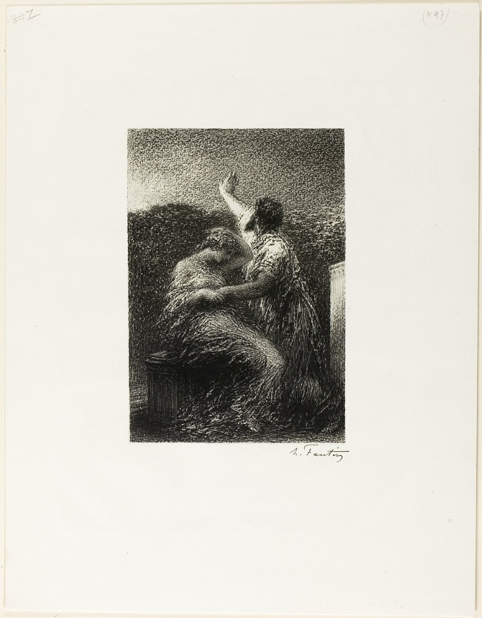 وكان ماجوس بالتسار وفاطمة بواسطة Ignace Henri Jean Fantin Latour