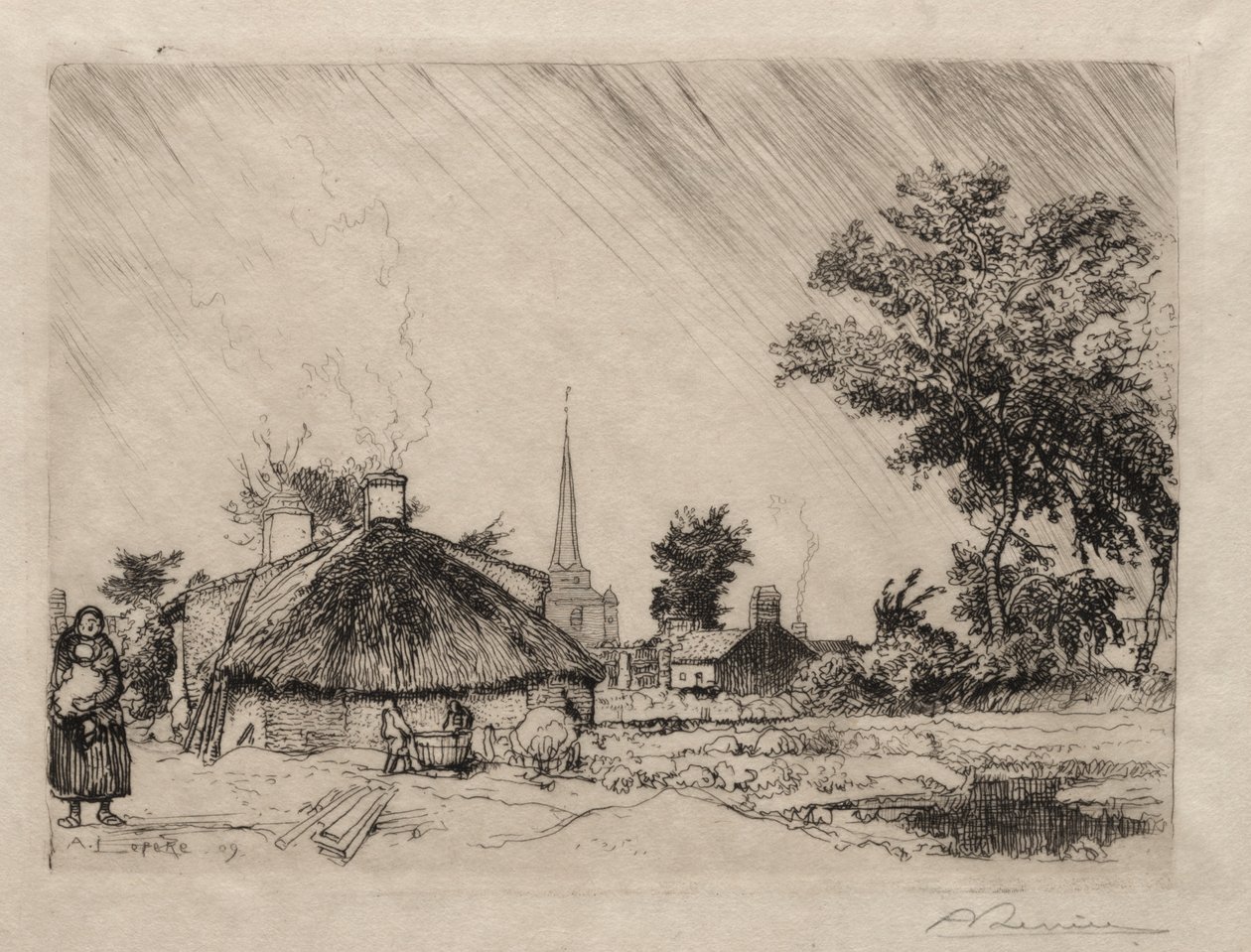 الدش: القديس جان دي مونتي بواسطة Ignace Henri Jean Fantin Latour