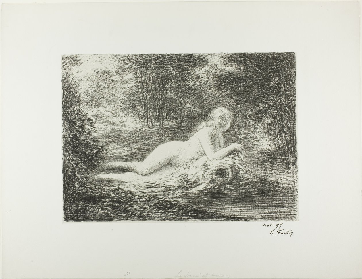 الربيع في الغابة بواسطة Ignace Henri Jean Fantin Latour