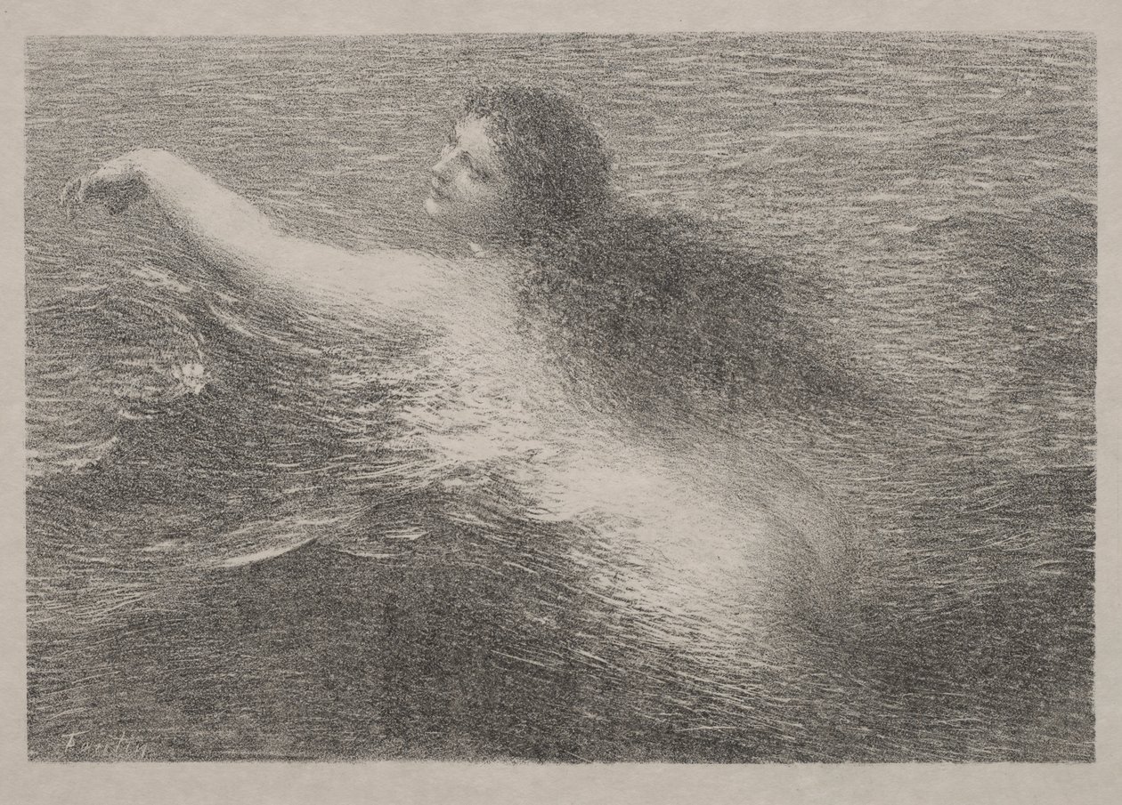 عبقرية الماء بواسطة Ignace Henri Jean Fantin Latour